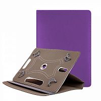 Univesal чехол-книга 360° (зам.кожа) 7.0" фиолетовый