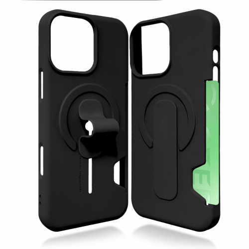 BRADPARK (отдел для карт, ремешок) для iPhone 16 (6.1") 2024 черный