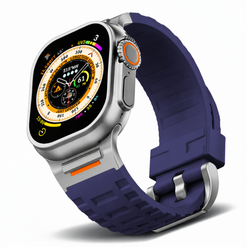 Спортивный ремешок NOMAD для Apple Watch 42/44/45/49 mm. синий