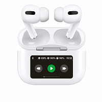 Qayan QTWS-155 Беспроводные наушники Bluetooth с сенсорным управлением, белый