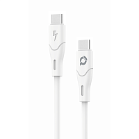 Qayan QCUM-111 Кабель Type-C & Type-C, (20w),1м, белый