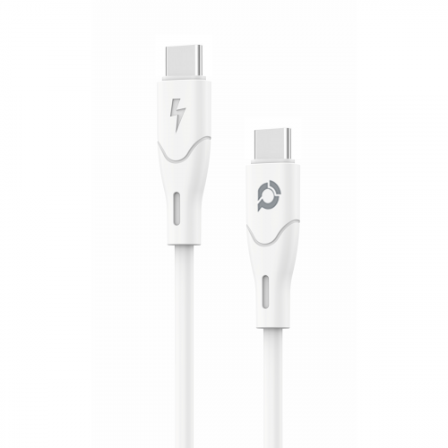Qayan QCUM-111 Кабель Type-C & Type-C, (20w),1м, белый