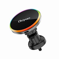 Qayan QWC-306 Автомобильный держатель Magnetic, 15W. магнитный, приборная панель,черный