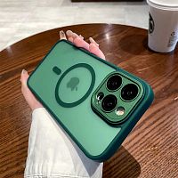 СAMELIA SHADOW матовый /magsafe,защита камеры/ для iPhone 13 PRO MAX темно-зеленый