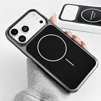 Чехол-накладка SUNLIGHT с magsafe, анимация для iPhone 17 черный