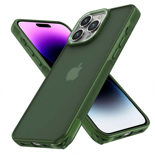 LOVELY Чехол матовый для iPhone 13 PRO MAX (6.7) зеленый LOVELY Чехол матовый для iPhone 13 PRO MAX (6.7) зеленый