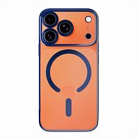 Силикон ElectroFlex с Magsafe для iPhone 16 (2024) синий