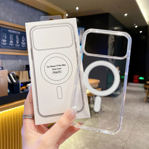 MAGSAFE силикон прозрачный для iPhone 17 PRO MAX (6.9") 2025