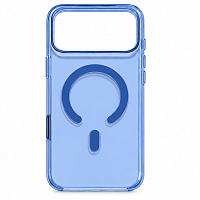 Чехол-накладка SUNLIGHT с magsafe, анимация для iPhone 18 PRO MAX голубой