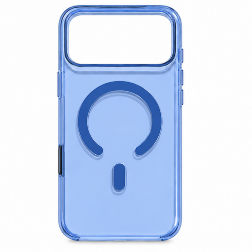 Чехол-накладка SUNLIGHT с magsafe, анимация для iPhone 18 PRO голубой
