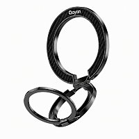 Qayan QH-232 Держатель-подставка кольцо, складной для телефона, черный