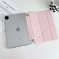 Чехол-книга EVO CRYSTAL для планшета Apple iPad 11" (A16) 2025 /iPad 10.9 (2022) розовый песок
