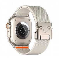 Нейлоновый ремешок ZGA для Apple Watch 42_44_45_49мм белый