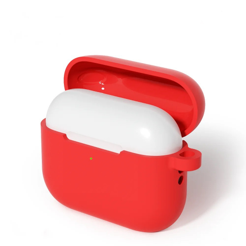 Чехол силиконовый для AirPods PRO 3 (2025) красный