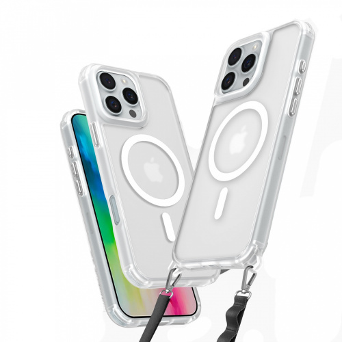 SkyArmor КRUЧЕ с креплением под шнурок,magsafe для iPhone 13/14 белый SkyArmor КRUЧЕ с креплением под шнурок,magsafe для iPhone 13/14 белый
