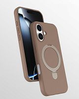 Силикон Revole Mix&Ring для iPhone 16 PRO MAX (6.9") десерт-золото