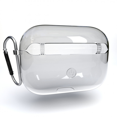Чехол силиконовый для AirPods 4 (2024) прозрачный