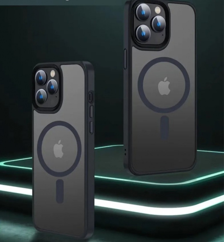 СAMELIA SHADOW матовый /magsafe,защита камеры/ для iPhone 14 PRO MAX черный
