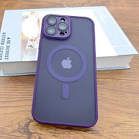 СAMELIA SHADOW матовый /magsafe,защита камеры/ для iPhone 14 PRO фиолетовый