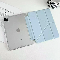 Чехол-книга EVO CRYSTAL для планшета Apple iPad 11" (A16) 2025 /iPad 10.9 (2022) голубой