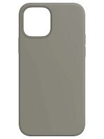 Silicon case (без логотипа) для iPhone 5/5S/SE №23 графитовый-серый