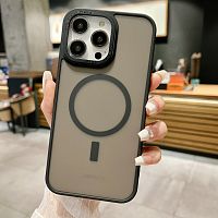 СAMELIA SHADOW матовый /magsafe/ для iPhone 15 PRO MAX черный