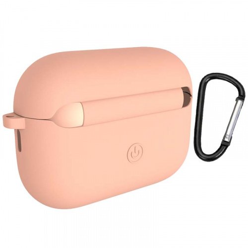 Чехол силиконовый для AirPods PRO 2 (2022) розовый песок
