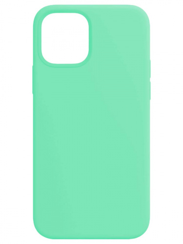 Silicon case_ низ закрыт_для iPhone 13 PRO MAX (2021) №50 мятный