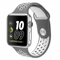 Ремешки NIKE BAND 42_44_45_49мм (силикон) 27_серый