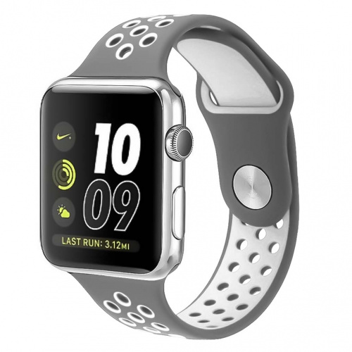 Ремешки NIKE BAND 42_44_45_49мм (силикон) 27_серый