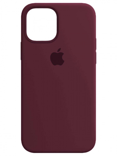 Silicon case_ LOGO_для iPhone 12 PRO MAX 6.7" (2020) №67 бургундский