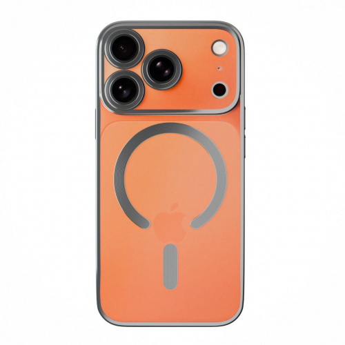 Силикон ElectroFlex с Magsafe для iPhone 16 PRO MAX (2024) серебро