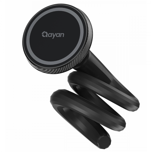 Qayan QH-211 Гибкий универсальный магнитный держатель 360° для телефона, свободный изгиб, черный